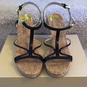 MICHAEL Michael Kors Cicely Wedge Sandals - Size 9